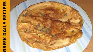 Η πιο αφράτη και γρήγορη ομελέτα! | super fluffy and fast omelette| Greek daily recipes