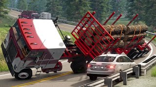 BeamNG Drive - Realistic Car Crashes #6
