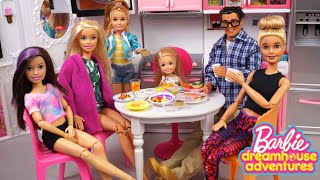 Barbie Family Morning Routine Dreamhouse Adventures  - Titi Toys & Dolls