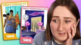 Honest Review of The Sims 4: Party Essentials + Urban Homage Kits