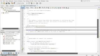 TemperatureComment - Events and Sliders in Java