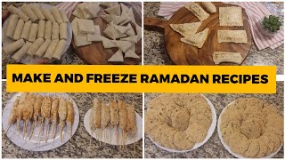Ramadan Food Preparation 2023 | Best Freezer Food | Make and Freeze Ramadan Recipes 2023 | Iftaar