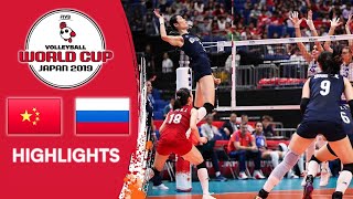 CHINA vs. RUSSIA - Highlights | Women's Volleyball World Cup 2019