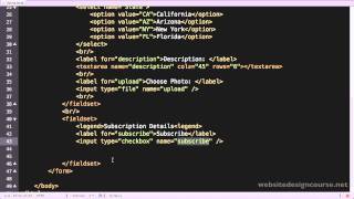 17 HTML Forms part3