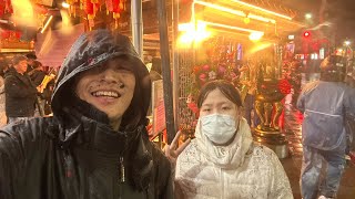 寶貝日記 夜弄土地公結束 走回家 元宵節 02/12