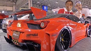 リバティーウォークの族車ワークス･スタイル!!  東京オートサロン2019で日本の誇るカスタム車が続々登場！Liberty Walk Takes Over Tokyo Auto Salon 2019