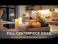 Rustic Modern Kitchen: Elegant Fall Decor and Centerpiece Ideas for Cozy Autumn Home