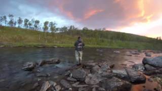 Ottiperho testing team in Finnmark - See char fishing