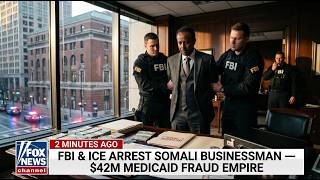 FBI & ICE Arrest Somali Businessman — $42M Medicaid Fraud Empire COLLAPSED, Elderly & Files Exposed!