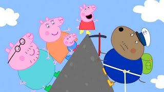 Peppa Pig Climbs Up to the Top of the Mountain| Peppa Pig Official Family Kids Cartoon