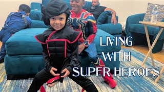 Living With Super Heroes | 2022 Vlogmas Day 1 | That Chick Angel TV