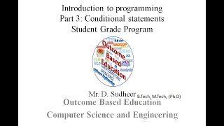 Conditional statements in python for student grade calculation #python, #decisionmaking