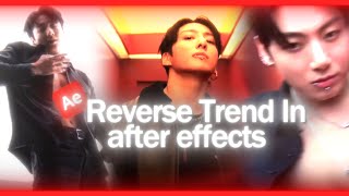 Viral Reverse Trend Effect In After Effects Tutorial