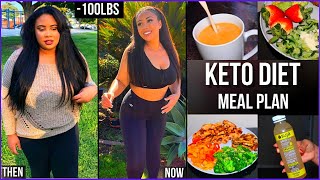 EASY KETO MEAL PLAN + WHAT TO EAT IN A DAY TO LOSE WEIGHT | Keto Diet For Beginners | Rosa Charice