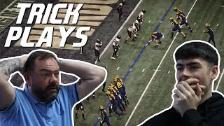 College Football Best Trick Plays 2022-23! British Father and Son Reacts!