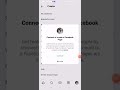 How to connect instagram to facebook! #shorts