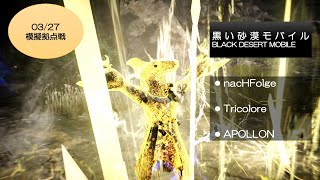 【黒い砂漠モバイル】03/27 模擬拠点戦(ギルドnacHFolge[ナーハフォルガ])【Black Desert Mobile】