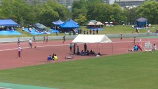 近江高校男子陸上競技部　小山・澤田４００ｍ　2016.5.22