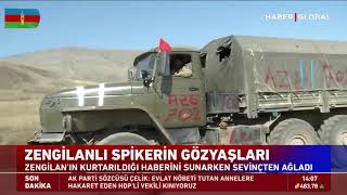 Zengilan'ın Kurtarıldığı Haberini Sunan Spiker Sevinçten Ağladı