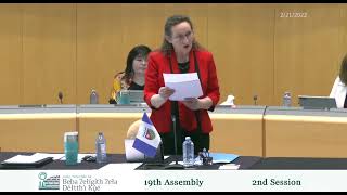 19th Assembly, 2nd Session, Day 93- Dëne Sųłıné Yatıé / Chipewyan Interpretation 21FEB2022