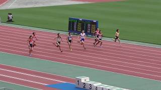 H30　ジュニアオリンピック　C女子100m　予選4組