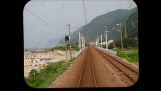 JR西日本 北陸本線 越中宮崎⇒市振 前面展望 JR West Hokuriku Main Line Etchū-Miyazaki ⇒ Ichiburi Drivers View