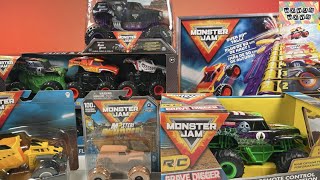 Monster Jam Trucks Collection Unboxing Review | Monster Truck Big Air Challenge