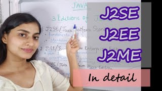 3 Editions of Java in detail