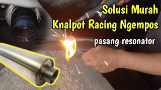 PASANG RESONATOR TAMBAHAN KNALPOT RACING | AYLA AGYA