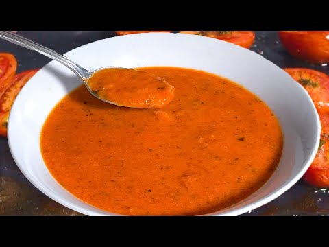 Roasted Tomato Soup with Basil Recipe