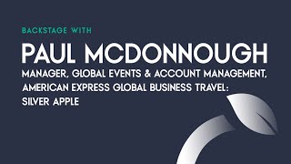 Paul McDonnough, Manager, Global Events & Account Management at American Express Global