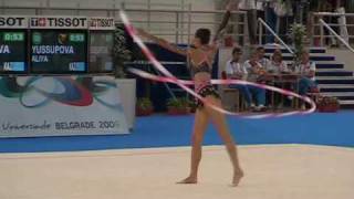 Universiade Belgrade 2009 Rhythmic Gymnastics Finals YUSSUPOVA Aliya KAZ Ribbon