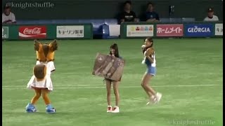 NGT48長谷川玲奈の神ストライクを奪い取れ!! vs大谷翔平Shohei Ohtani(日本ハムファイターズ) 20160901