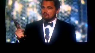 Leonardo Dicaprio Wins Oscar 2016 - Best Actor For The Revenant