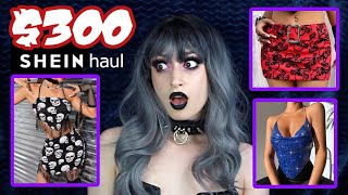 $300 SHEIN SUMMER TRY ON HAUL (Y2K, EGIRL, GOTH, KAWAII) | SHEIN Summer Vacay 🌴 ☀️