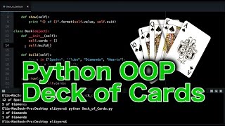 Python OOP - Deck of Cards