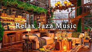 Stress Relief with Relaxing Jazz Music☕Soothing Jazz Instrumental Music & Cozy C