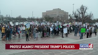 Protest against President Trump's policies