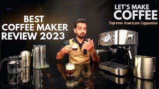 AGARO Imperial Espresso Coffee Machine Review | Adjustable Milk Frothing | How to use Coffer Machine