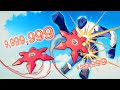 9.999.999 DAMAGE DARK SHURIKEN vs EVERY UNIT | TABS - Totally Accurate Battle Simulator