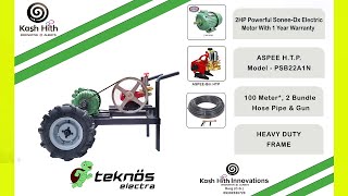 Teknos electra - Fully electronic sprayer with aspee HTP | 1.5 HP motor