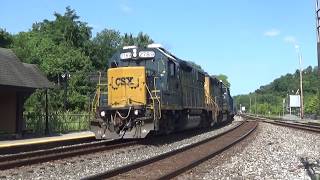 Csx B709-12 With 2 Geeps In Point of Rocks