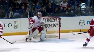 Petr Mrazek first NHL game highlights Feb 07, 2013 DET @ STL