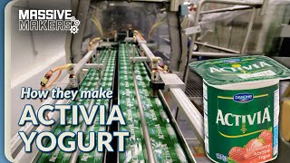 Activia Yogurt Production Line! | Food Factory