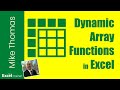 Dynamic Array Functions in Excel [Full  Course]
