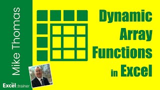 Dynamic Array Functions in Excel [Full Course]