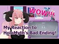 Small Vtuber Reacts to Mazumaro's HoloMyth Bad Ending!