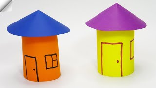 How To Make Paper House - Easy paper toys