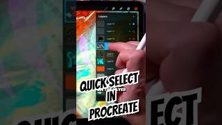Procreate Tutorial - Quick Select Layer Content