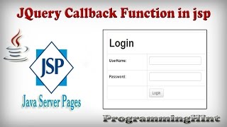 Jquery callback function in jsp